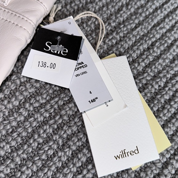 Aritzia regular length cropped Melania pants in color VIN GRIS in size 4!!! - Picture 7 of 7